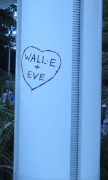 WALL・E（ウォーリー）とEVE（イヴ）の落書き